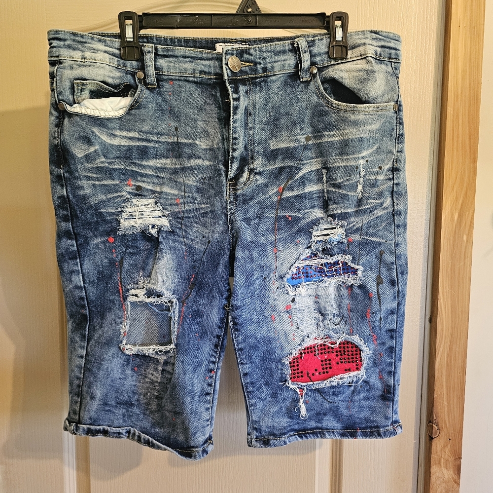 Rock Salt Size 36 Artistic Shorts Some Stones Missing As Shown